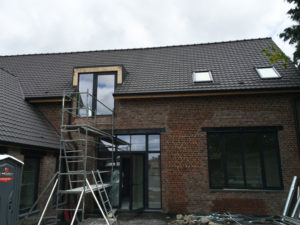 Toiture velux tuiles